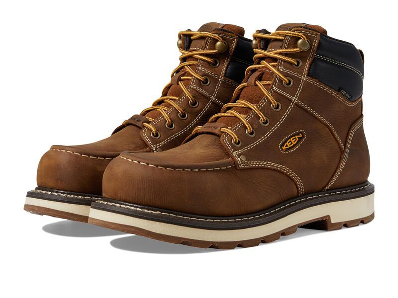 キーン メンズ シューズ ブーツ・レインブーツ KEEN Utility Cincinnati 90 Degree 6 Waterproof BelgianSandshe