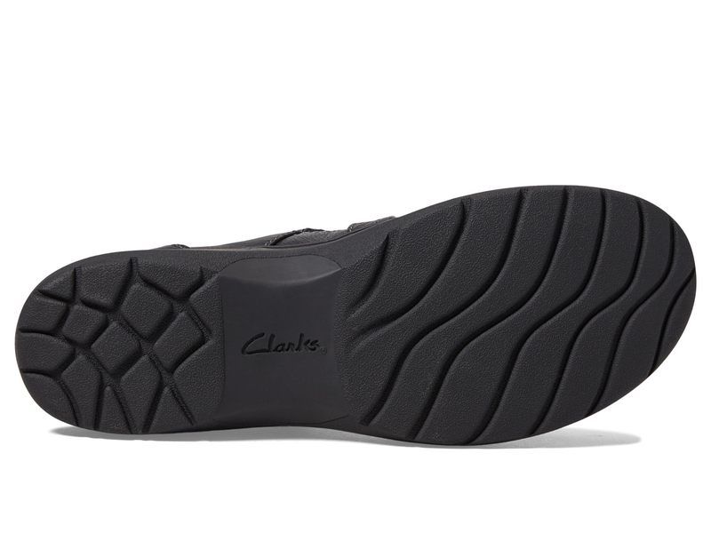 クラークス レディース シューズ サンダル Clarks Carleigh Jane Black Leather ブラック