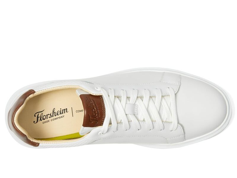 フローシャイム メンズ シューズ スニーカー レース Florsheim Social Lace To Toe Sneakers White ホワイト フローシャイム メンズ シューズ スニーカー レース Florsheim Social Lace To Toe Sneakers White ホワイト