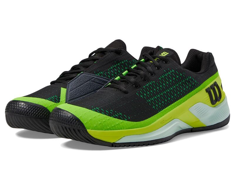 ウィルソン メンズ シューズ スニーカー Wilson Rush Pro Extra Duty BlackSafety Ye ブラック