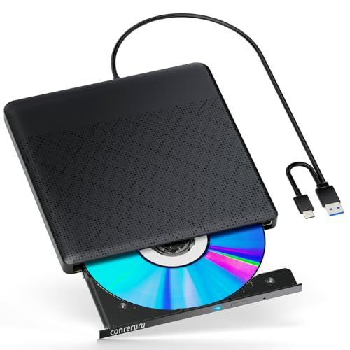 ブルーレイドライブ外付け blu-rayプレイヤー再生読み書usb-a/type-c ブルーレイプレーヤー対応Win7-11/MAC対応 ノートパソコン対応 blu-ray けドライブ（BLACK）p 82420ed1