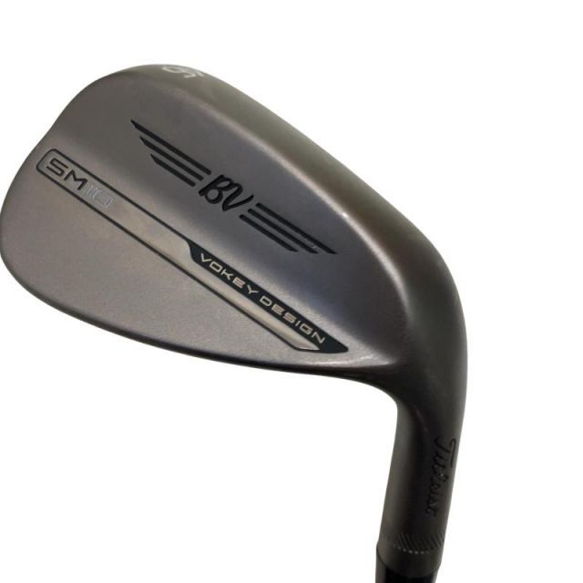 【中古】 タイトリスト VOKEY SPIN MILLED SM10 ニッケル 46°/10°F ウェッジ WG リシャフト (フレックスその他) メンズ 男性用 右利き 右用 Cランク ゴルフクラブ