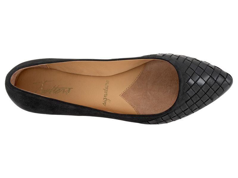 トロッターズ レディース シューズ サンダル Tシャツ Trotters Estee Woven Black Nubuck ブラック トロッターズ レディース シューズ サンダル Tシャツ Trotters Estee Woven Black Nubuck ブラック