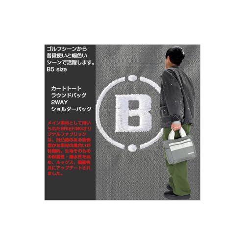 [ブリーフィング] 2025年3月発売アップデートモデル トートバッグ カートトート B5サイズ GOLF メンズ レディース ゴルフバッグ 普段使用も人気 (ブラック/BLK)p a5065fed