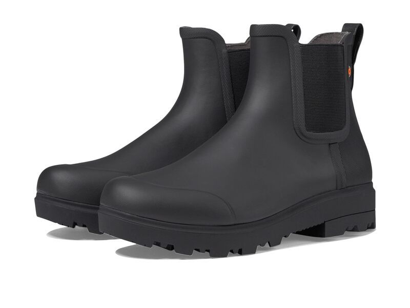 ボグス レディース シューズ ブーツ・レインブーツ チェルシー Bogs Holly Chelsea Rain Black ブラック