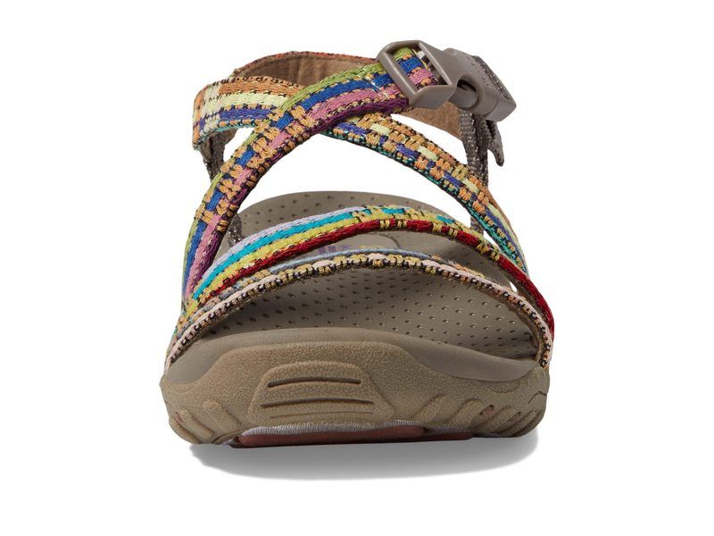 スケッチャーズ レディース シューズ サンダル SKECHERS Reggae Sew Me Taupe Multi トープ