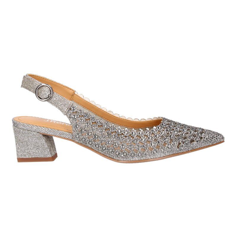 ジェイレニー レディース シューズ ヒール J Renee Pranil Pewter ピューター