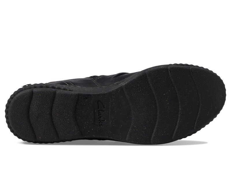 クラークス レディース シューズ ブーツ・レインブーツ Clarks Caroline Orchid Black Leather ブラック