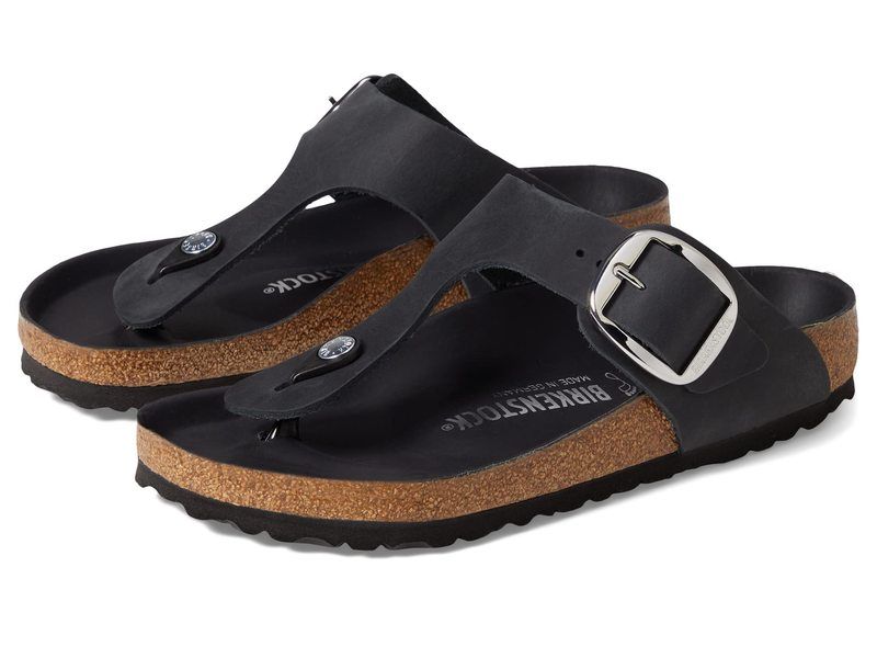 ビルケンシュトック レディース シューズ サンダル Birkenstock Gizeh Big Buckle Black ブラック