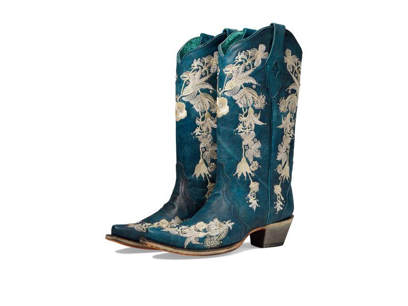 コーラルブーツ レディース シューズ ブーツ・レインブーツ Corral Boots A4361 Navy Blue ネイビー