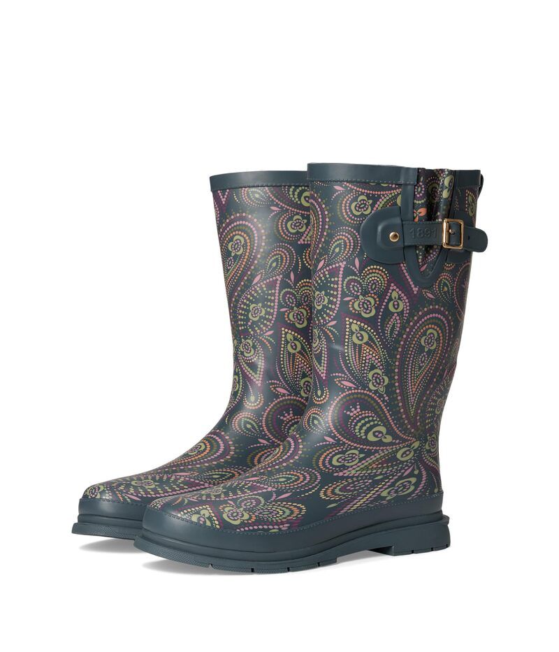 ウエスタンチーフ レディース シューズ ブーツ・レインブーツ プリントール Western Chief Printed Tall Rain Boot Organic Paisley