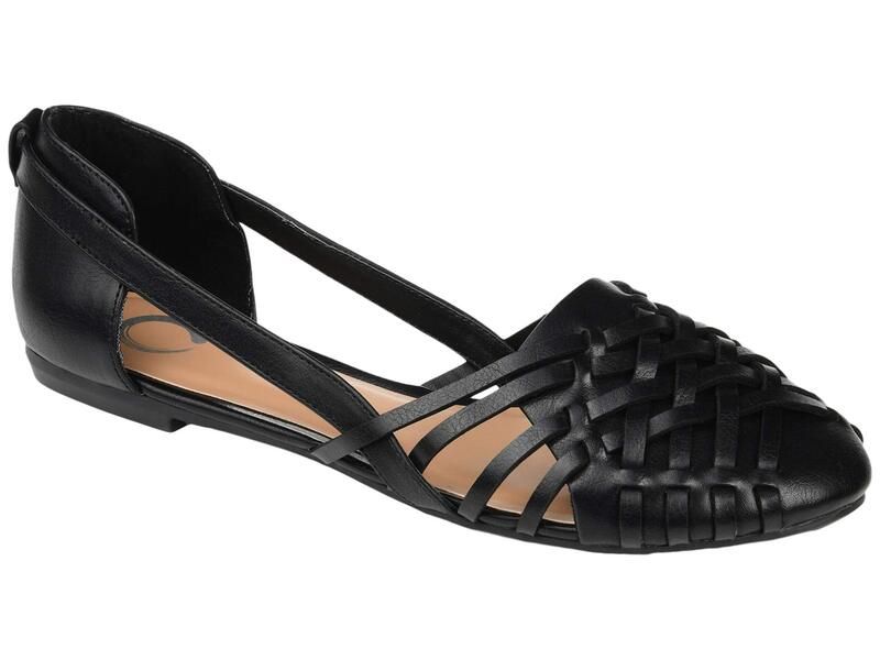 ジュルネ コレクション レディース シューズ サンダル Journee Collection Ekko Flat Black ブラック