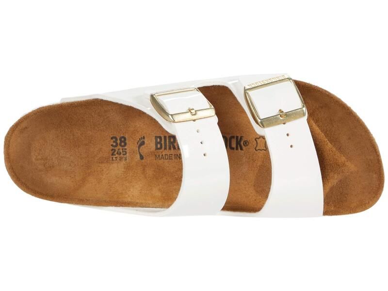 ビルケンシュトック レディース シューズ サンダル Birkenstock Arizona White Patent Bi ホワイト