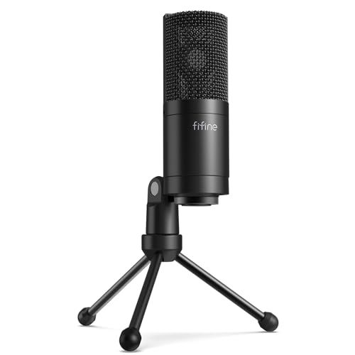 【新品】FIFINE XLRコンデンサマイク 単一指向性 マイク マイクスタンド付き ゲーミング ボイスチャット 配信 録音 テレワーク 在宅勤務 ナレーション ボーカル ミキサー/オーディオインターフェースに向け PC（Windows/Ma b3bbbd0e