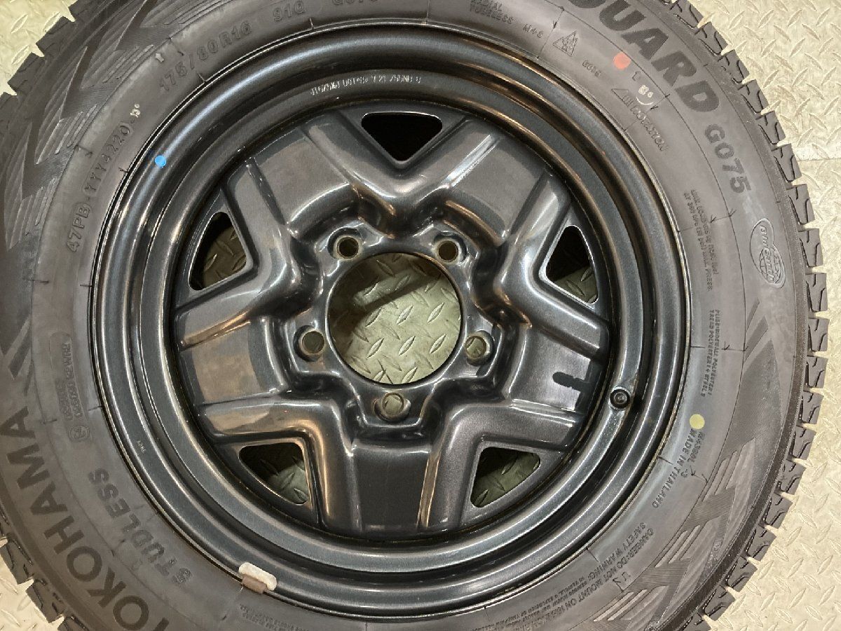 YOKOHAMA ice GUARD G075 175/80R16】スタッドレス【SUZUKI JB64