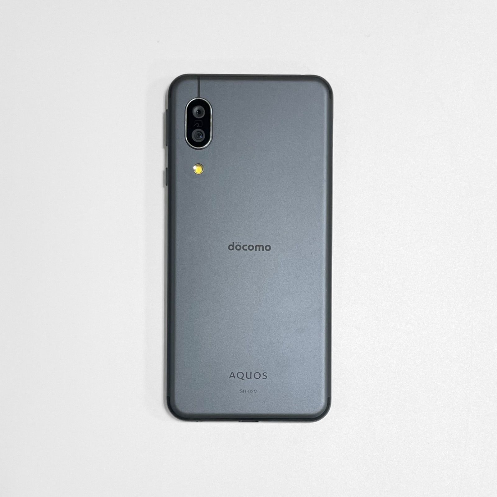 中古】AQUOS sense3 SH-02M ブラック バッテリー80％以上・良好 64GB