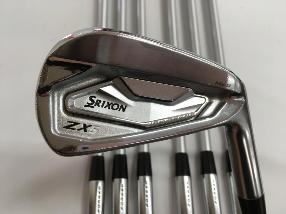 ダンロップ SRIXON ZX5 Mk2 MCI 90 Sフレックス アイアンセット 中古
