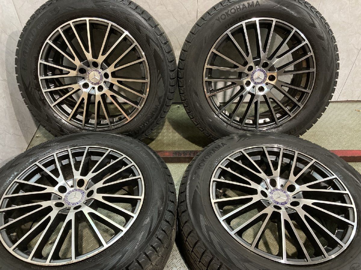 【YOKOHAMA G075 235/60R18】スタッドレス【EURODESIGN カルヴァー 18インチ 8J5HPCD112+40】23年製 バリ溝 X253/X254 GLC等　(MTH057) 52,620円