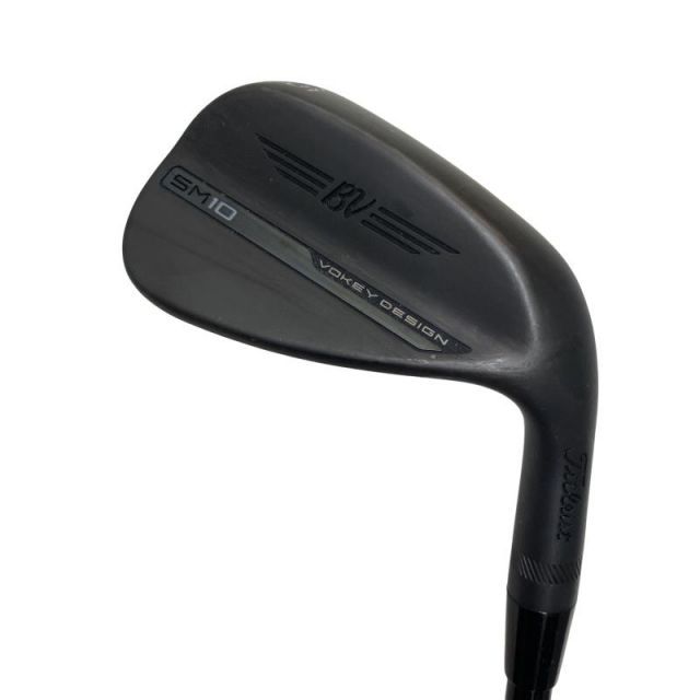 【中古】 タイトリスト VOKEY SPIN MILLED SM10 ジェットブラック 46°/10°F ウェッジ WG リシャフト (フレックスその他) メンズ 男性用 右利き 右用 Cランク ゴルフクラブ