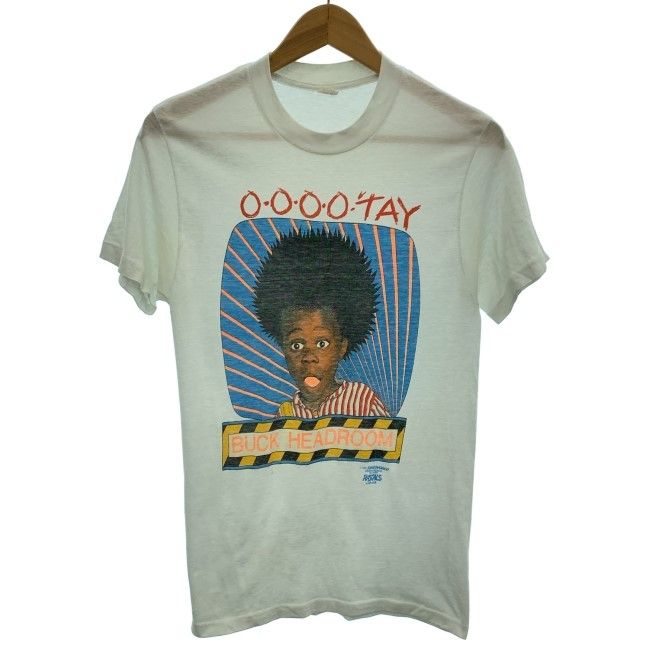 【中古】　KINGWORLD　Tシャツ　80s vintage　80年代　OLD　(C)1987　半袖　トップス　クルーネック　プリント　古着　/1952