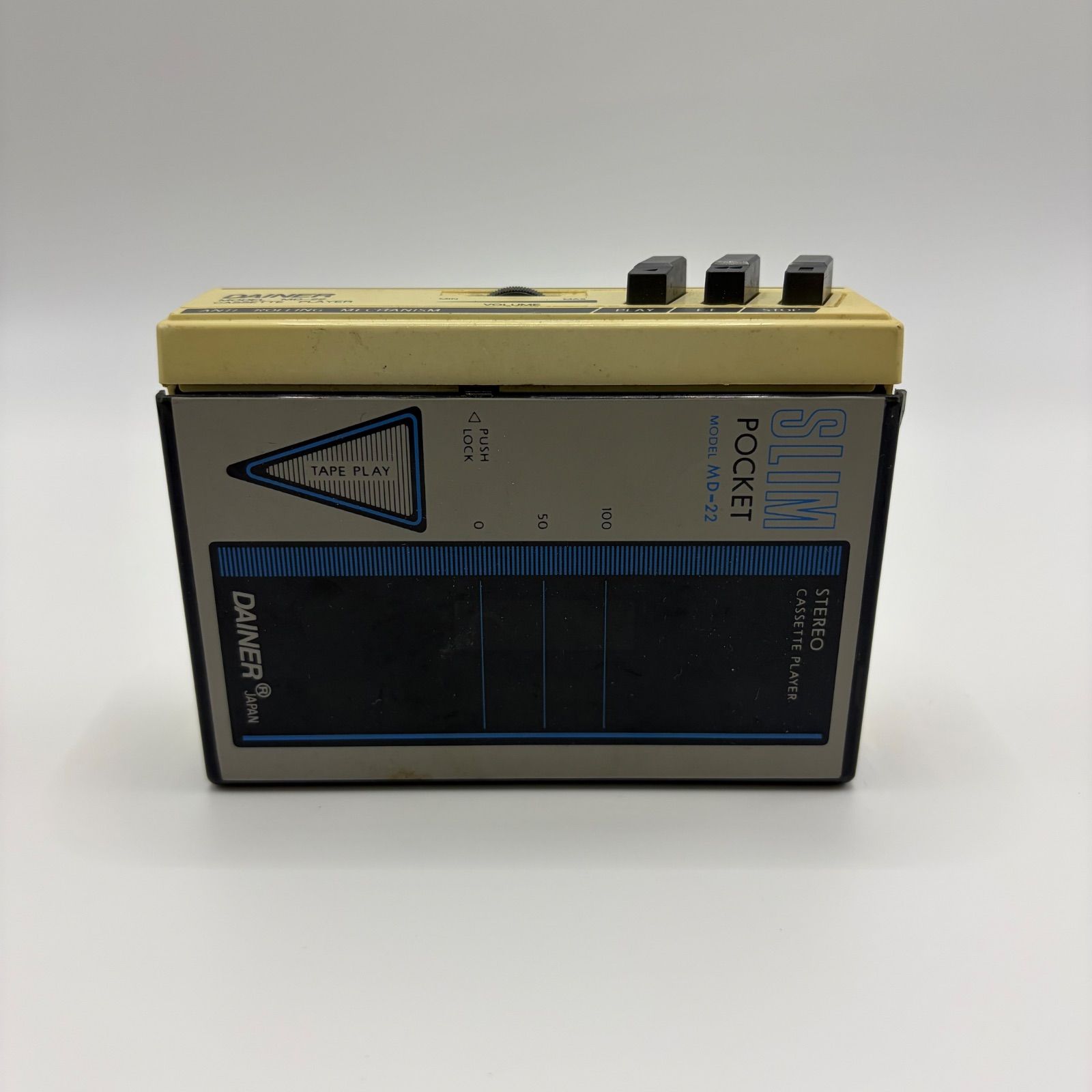 ジャンク品】DAINER ポータブルステレオカセットプレーヤー - メルカリ