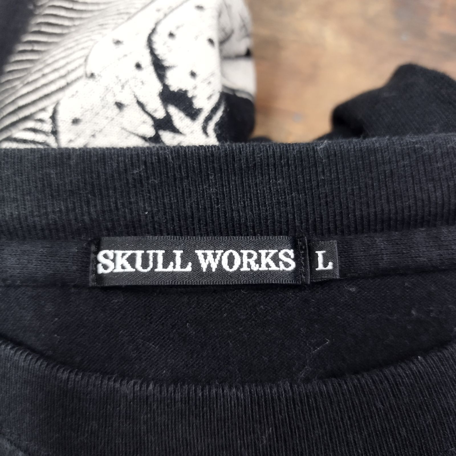 SKULL WORKS スカルワークス ロンT 長袖 Tシャツ 七分袖 マリア様 