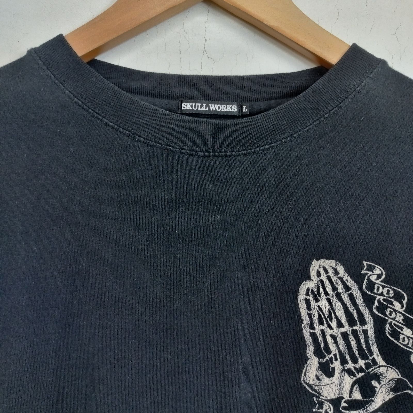 SKULL WORKS スカルワークス ロンT 長袖 Tシャツ 七分袖 マリア様 