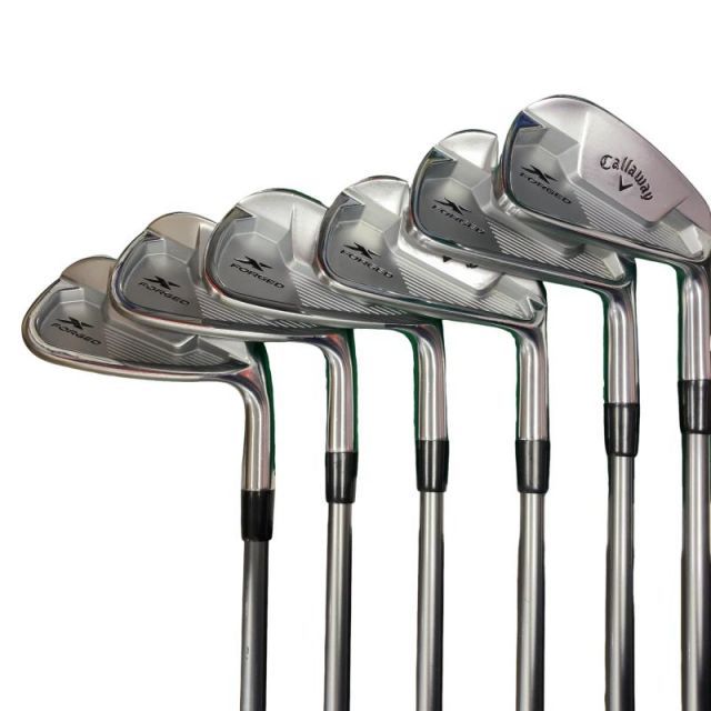 【中古】 キャロウェイ X FORGED STAR(2021) 6S アイアンセット IR Fujikura MC 80 for CW (フレックスS) メンズ 男性用 右利き 右用 Cランク ゴルフクラブ