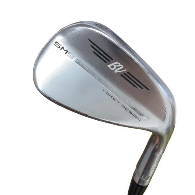【中古】 タイトリスト VOKEY SPIN MILLED SM9 ツアークロム 52°/12°F ウェッジ WG BV 105 (フレックスその他) メンズ 男性用 右利き 右用 Cランク ゴルフクラブ