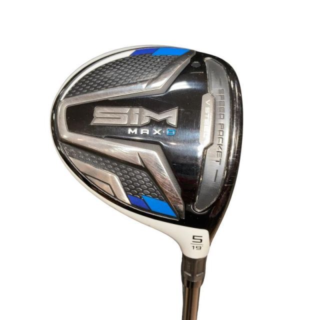 【中古】 テーラーメイド SIM MAX-D 5W フェアウェイウッド FW TENSEI BLUE TM50(FW) (フレックスS) メンズ 男性用 右利き 右用 Cランク ゴルフクラブ