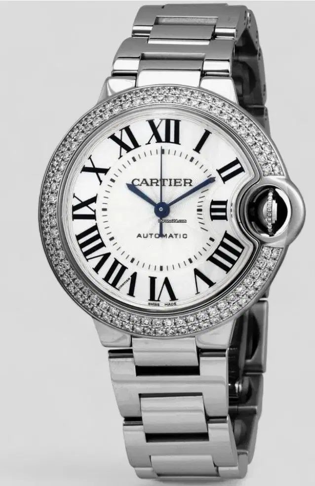 カルティエ バロンブルー 18k ホワイトゴールド 金無垢