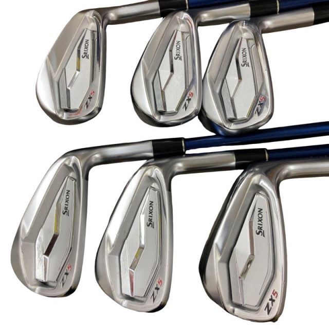 【中古】 ダンロップ SRIXON ZX5 6S アイアンセット IR Diamana ZX for IRON (フレックスS) メンズ 男性用 右利き 右用 Cランク ゴルフクラブ