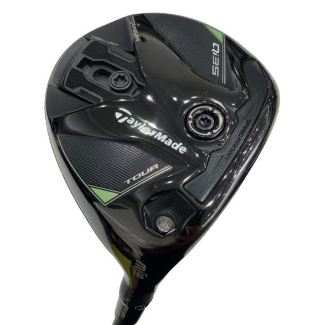 【中古】 テーラーメイド Qi35 TOUR 3W フェアウェイウッド FW Diamana BLACK TM60(Qi35 FW) (フレックスS) メンズ 男性用 右利き 右用 Bランク ゴルフクラブ