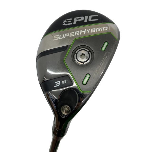 【中古】 キャロウェイ EPIC SUPER HYBRID U3 ユーティリティ UT Diamana 55 for CW(2021 EPIC UT) (フレックスSR) メンズ 男性用 右利き 右用 Cランク ゴルフクラブ