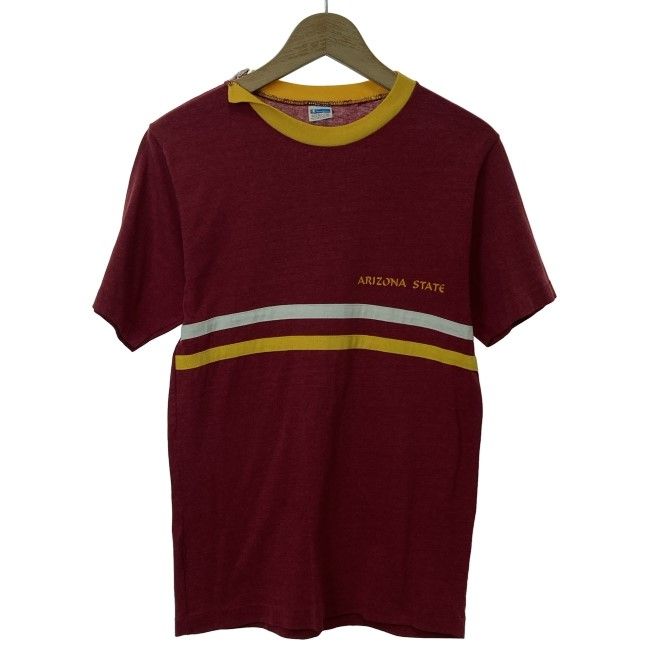 【中古】　Champion　Tシャツ　70s vintage　70年代　OLD　半袖　トップス　クルーネック　カレッジ　アリゾナ州立大学　USA製　アメカジ　古着　/4304