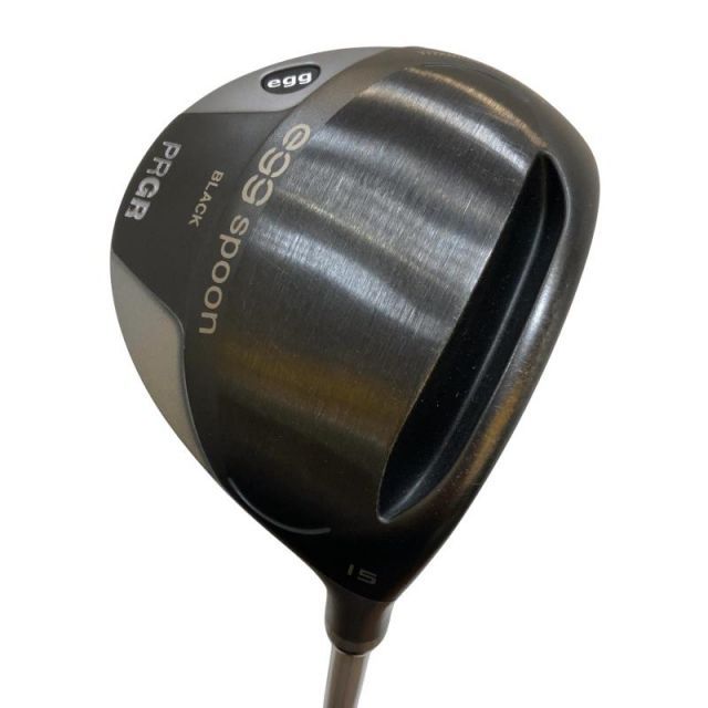 【中古】 プロギア egg spoon BLACK 15° フェアウェイウッド FW 純正特注シャフト (フレックスS) メンズ 男性用 右利き 右用 Cランク ゴルフクラブ