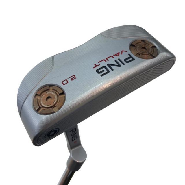 【中古】 ピン VAULT 2.0 B60 プラチナム(340g) 34インチ(PP58グリップ) パター PT スチール (フレックスその他) メンズ 男性用 右利き 右用 Cランク ゴルフクラブ