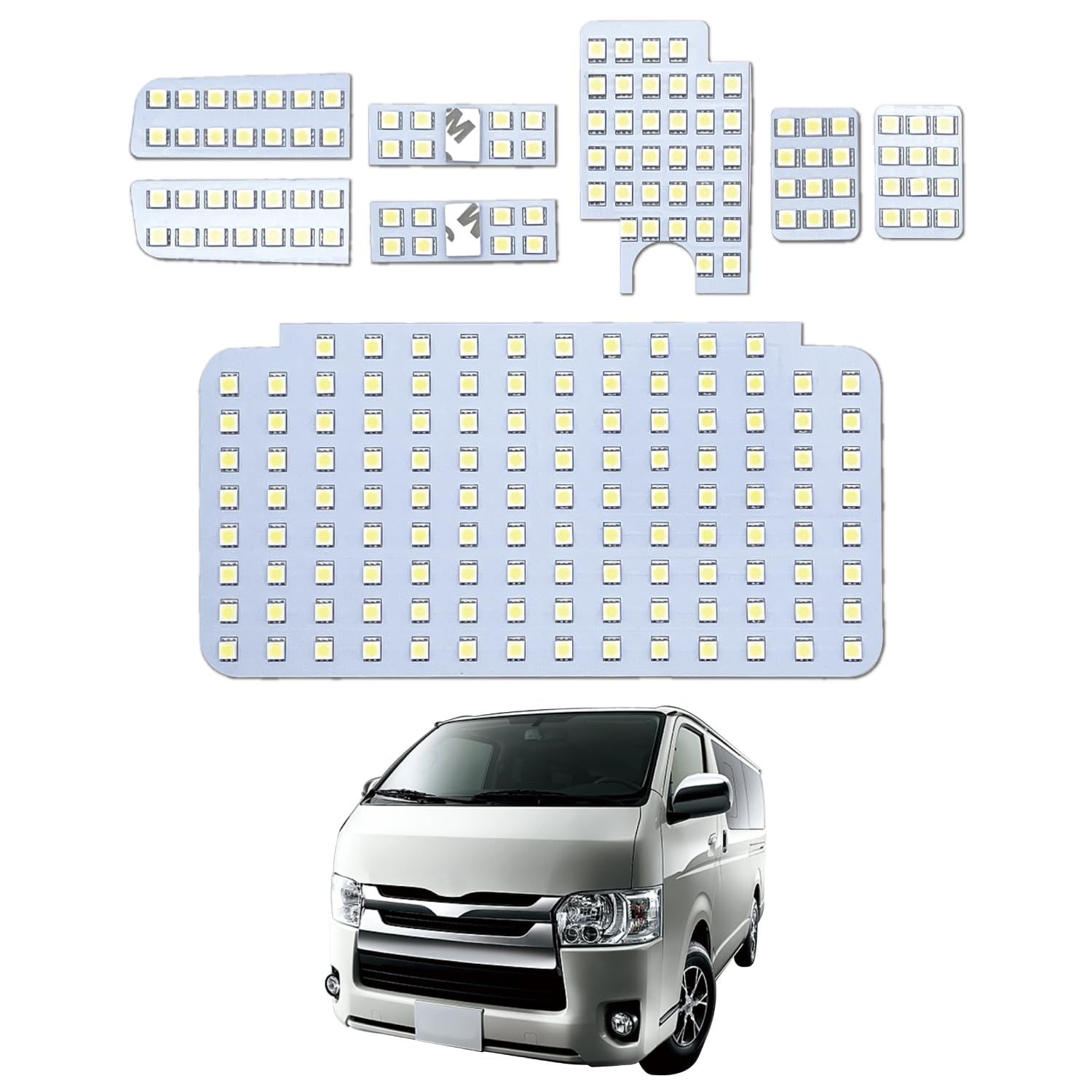 新品 アークス(Axs) トヨタ ハイエース 200 HIACE REGIUS 車種別専用 LED ルームランプ HIGH QUALITY SRL-822
