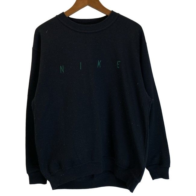 【中古】　NIKE　スウェット　90s vintage　90年代　OLD　長袖　トレーナー　トップス　クルーネック　裏起毛　ブランドロゴ　刺しゅう　スポーツ　古着　/2001