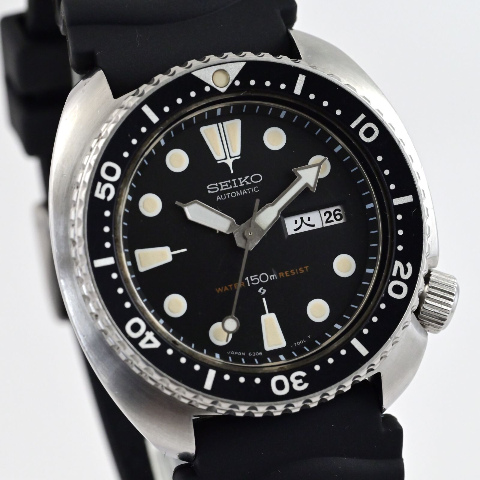 SEIKOセイコー サードダイバー 150M Diver 自動巻 Automatic Day/Date Ref.6306-7001 ヴィンテージ 1978 Serviced OH済 保あり