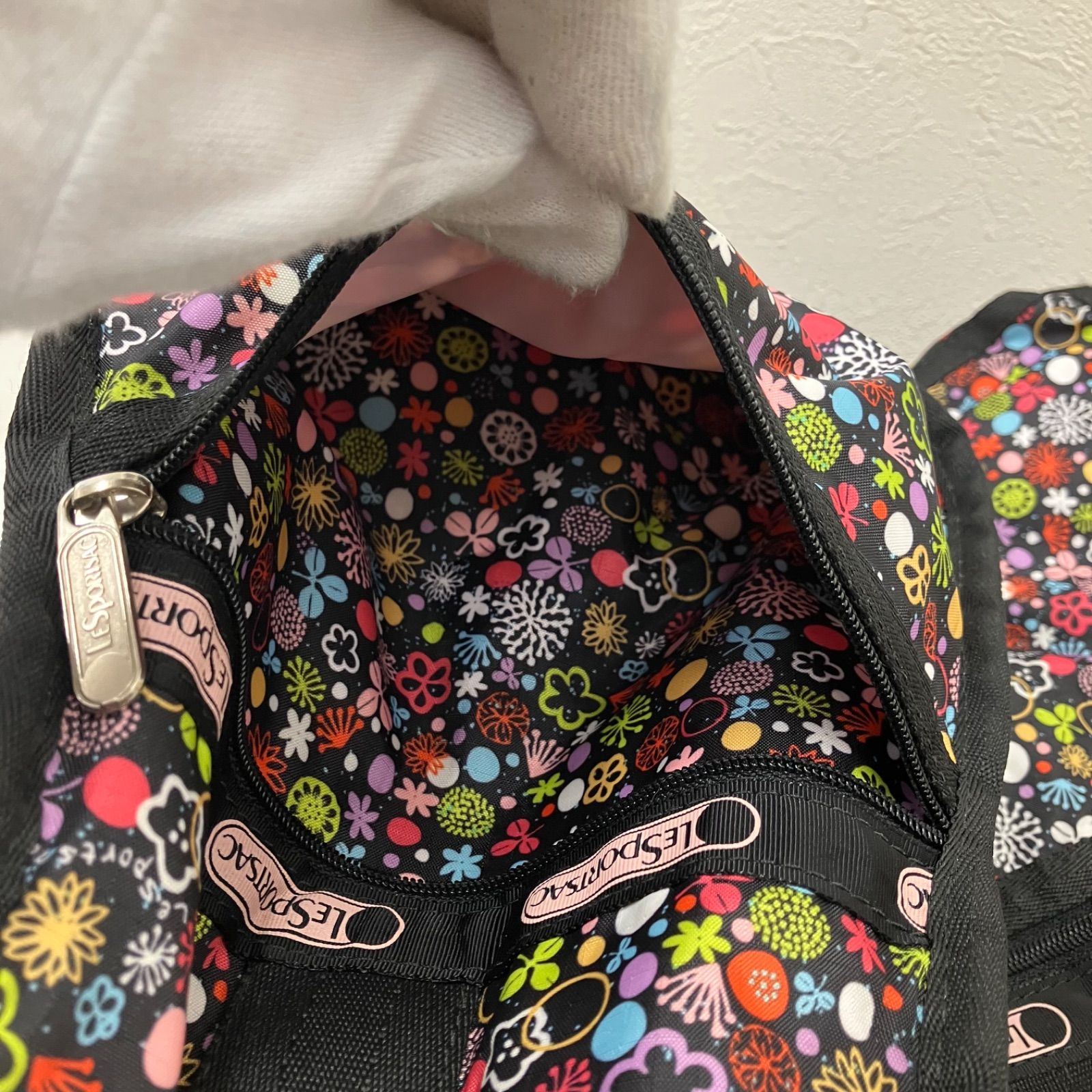 3715 LeSportsac レスポートサック ボストンバッグ 2way ラージ