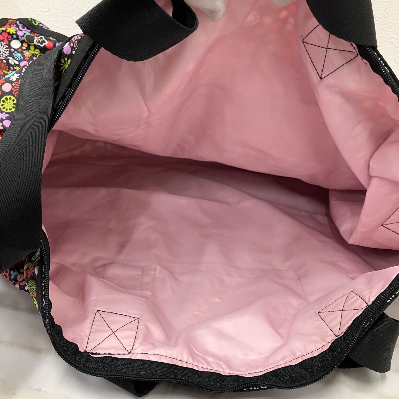 3715 LeSportsac レスポートサック ボストンバッグ 2way ラージ