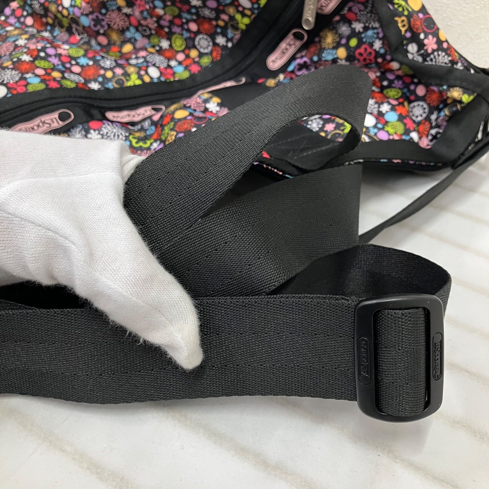 3715 LeSportsac レスポートサック ボストンバッグ 2way ラージ