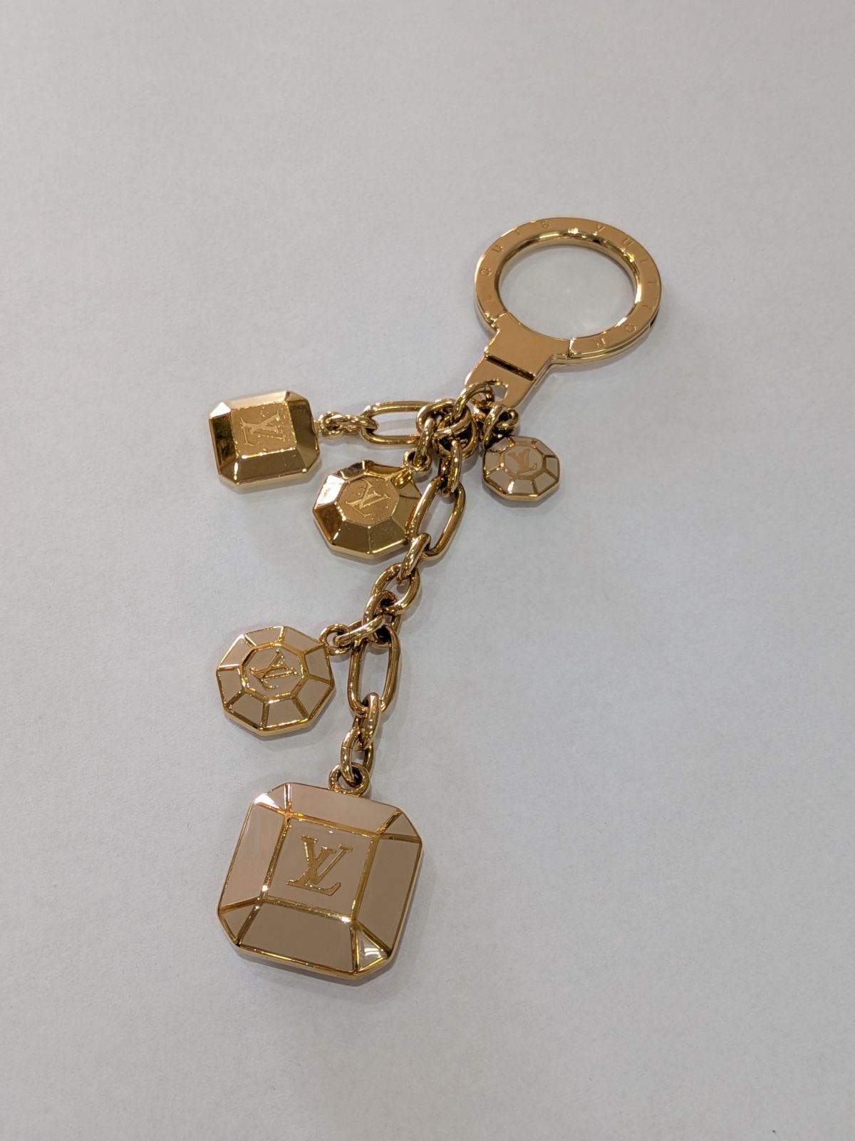 LOUIS VUITTON ポルトクレカボション キーホルダー 希少/真贋済】①ルイヴィトン LOUIS VUITTON ポルト クレ・カボション
