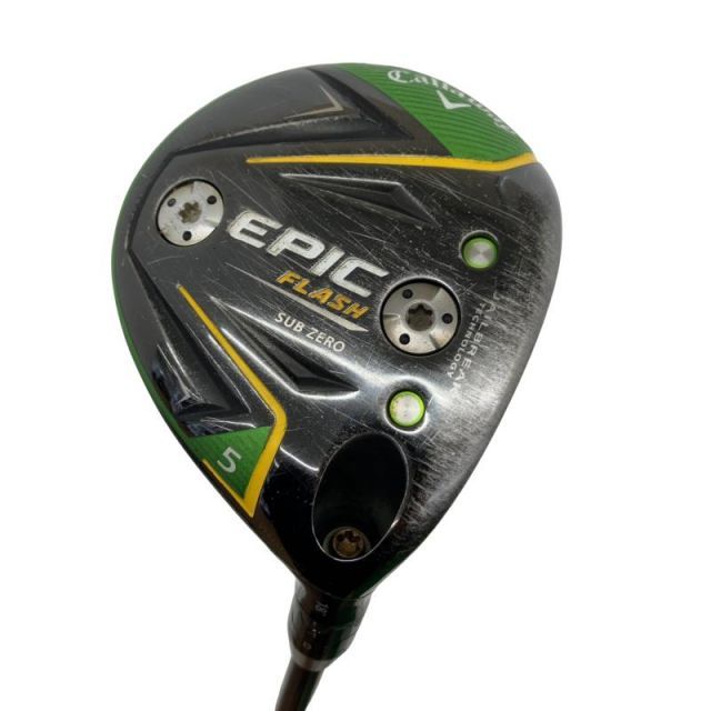 【中古】 キャロウェイ EPIC FLASH SUBZERO 5W フェアウェイウッド FW Tour AD SZ(フェアウェイ) (フレックスSR) メンズ 男性用 右利き 右用 Cランク ゴルフクラブ