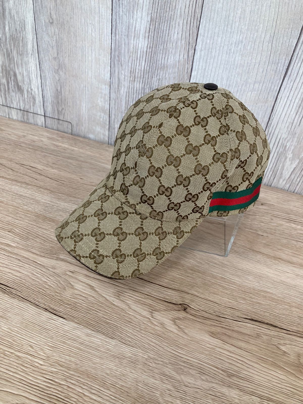 GUCCI グッチ キャップ ＧＧロゴ シェリーライン イタリア製 Ｌサイズ 59㎝ 平塚店　衣料品　Ｋ