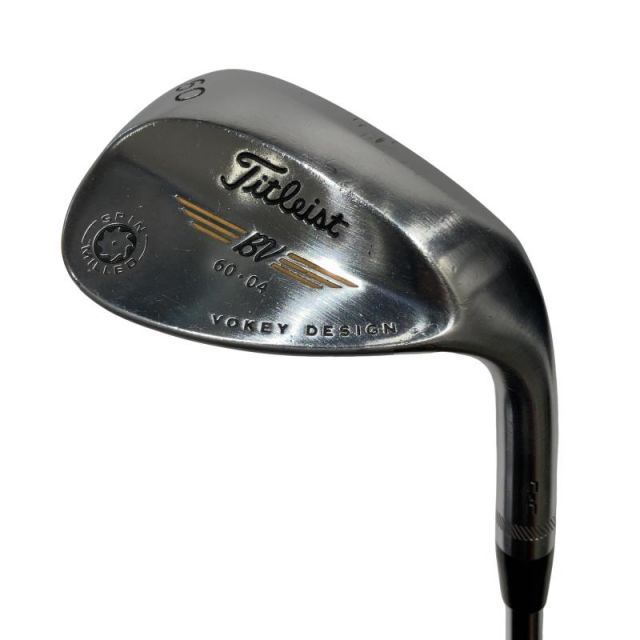 【中古】 タイトリスト VOKEY SPIN MILLED C-C 60°/04° ウェッジ WG Dynamic Gold (フレックスS) メンズ 男性用 右利き 右用 Cランク ゴルフクラブ