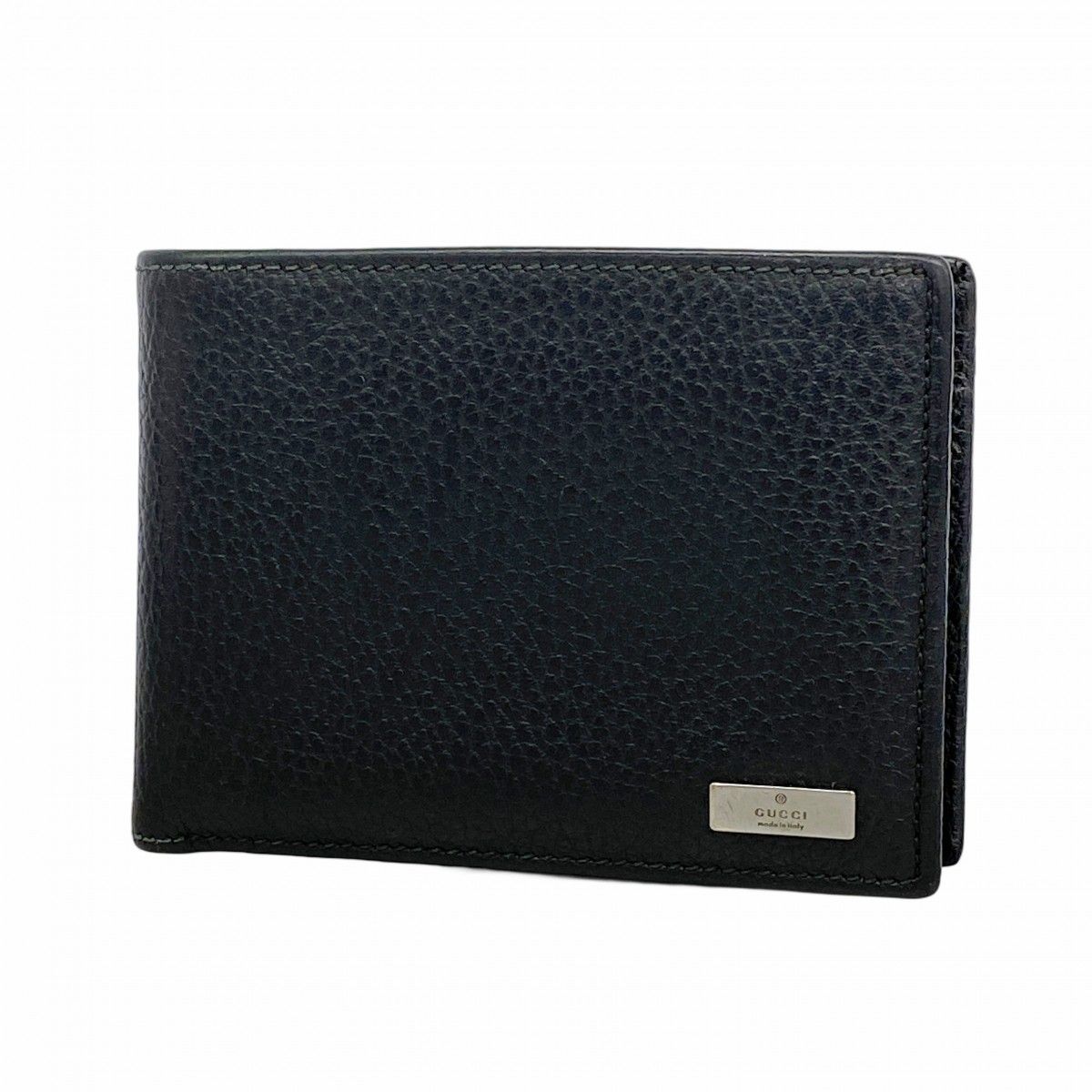 【6ed4807】グッチ 財布 150410 レザー ブラック シルバー金具【中古】メンズ 7,515円