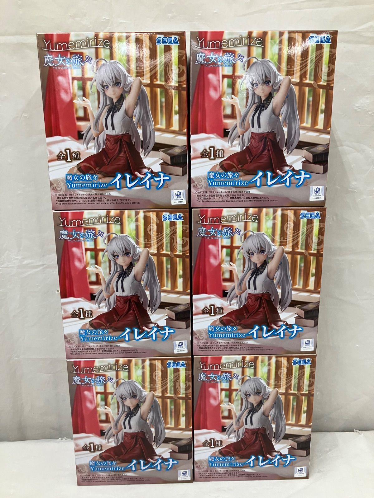 未開封 魔女の旅々 Yumemirize イレイナ フィギュア 6個セット LF5A54