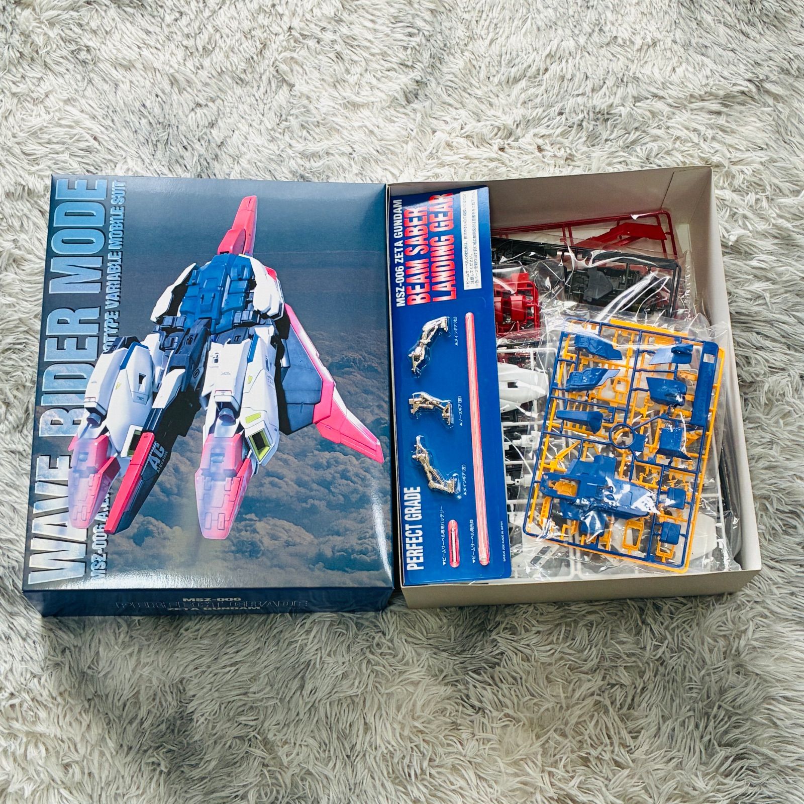 バンダイ PG 1/60 ゼータガンダム プラモデル 未組立 当時物 MSZ-006
